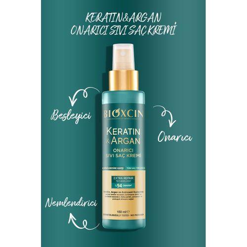 Bioxcin Bioxcin Keratin & Argan Onarıcı Sıvı Saç Bakım Kremi 150 Ml Yıpranmış Ve Hasar Görmüş Saçlar
