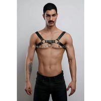 Erkek  Göğüs Harness, Fantazi Giyim Deri Harness - Brfm7