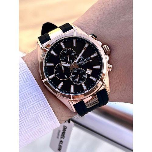 Daniel Klein Silikon Kordon İtalyan Tasarım Bileklik Hediyeli 2Yıl Garantili Erkek Kol Saati 10691.4