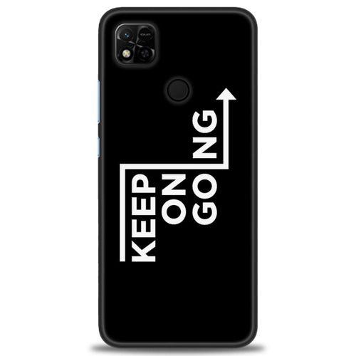 Xiaomi Redmi 10A Kılıf HD Baskılı Kılıf - Keep On Going + Tam Ekran Koruyucu