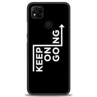 Xiaomi Redmi 10A Kılıf HD Baskılı Kılıf - Keep On Going + Tam Ekran Koruyucu
