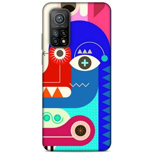 Lopard Xiaomi Mi 10T Pro 5G Uyumlu Kılıf Soyut Sanat (13) Baskılı Silikon Kap