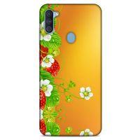 Lopard Samsung Galaxy A11 Uyumlu Kılıf Bahar (21) Koruyucu Kapak Çilek Ağacı