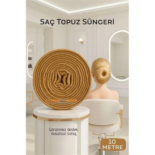 Saç Topuz Süngeri SARI 10 METRE Forero Design 720600