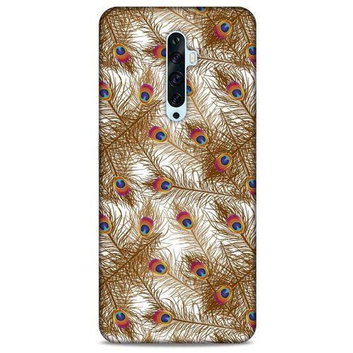 Oppo Reno 2z Kılıf Desenli Özel Seri Tüyler (25) Antişok Kapak