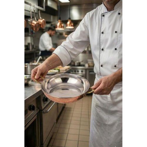 Turna Bakır Çelebi Tava 4 No 20 Cm Düz Kırmızı Turna7595-1