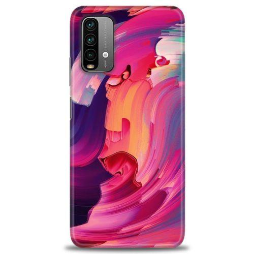 Xiaomi Redmi 9T Kılıf HD Baskılı Kılıf - Renkler + Tam Ekran Koruyucu