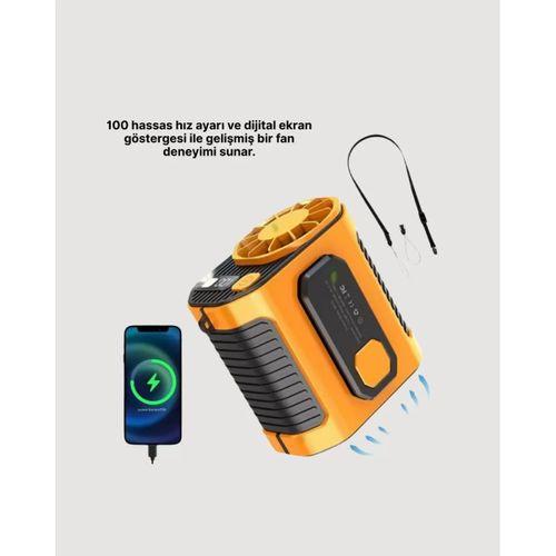 Usb Şarjlı Güçlü Hız Ayarlı El Ve Bel Fanı