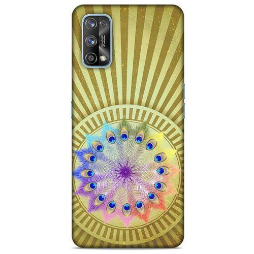 Oppo Realme 7 Pro Kılıf Desenli Özel Seri Tüyler (27) Tasarımlı Kılıf