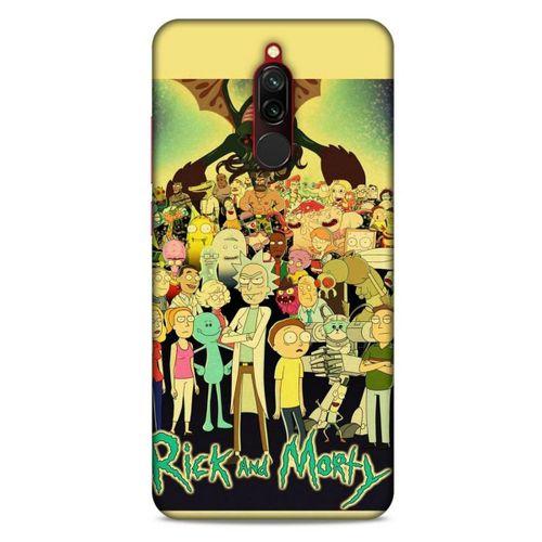 Xiaomi Redmi 8 Uyumlu Kılıf Rick And Morty (38) Neo Hybrid Kılıf Rick Sanchez