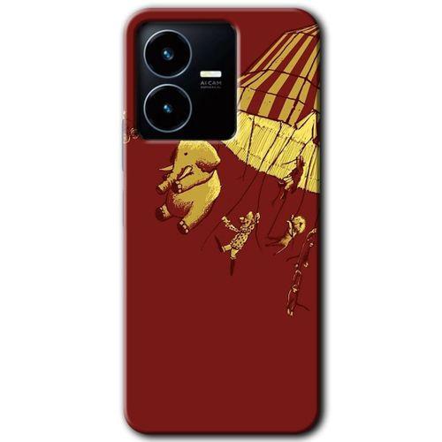 Vivo Y35s Kılıf HD Desen Baskılı Arka Kapak - Zoo