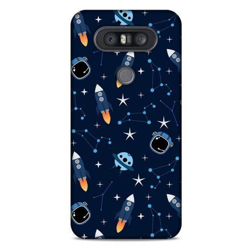 LG K41S - K51S Uyumlu Kılıf Mavi Delisi (22) Tam Koruma Kılıfı Astronot