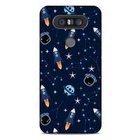 LG K41S - K51S Uyumlu Kılıf Mavi Delisi (22) Tam Koruma Kılıfı Astronot