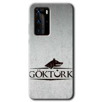 Potkal Hediye Fabrikası Huawei P40 Pro HD Baskılı Kılıf + 9D Tam Ekran Koruyucu - Göktürk
