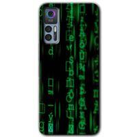 TCL 30 Kılıf HD Desen Baskılı Arka Kapak - Matrix