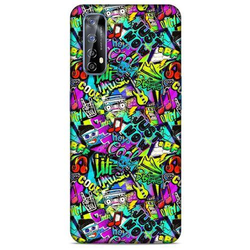Graffitix (9) Desenli Silikon Kapak Huawei P Smart 2021 Kılıf