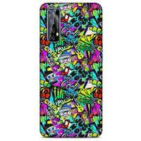 Graffitix (9) Desenli Silikon Kapak Huawei P Smart 2021 Kılıf