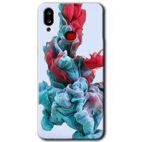 MRCİLETİSİM MRCİLETİSİM Samsung Galaxy A10s Kılıf HD Desen Baskılı Arka Kapak + Temperli Cam - Renkli Karışım