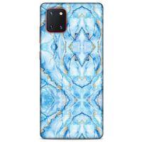 Mermer Desenli (33) Tema Hybrid Kılıf Bebek Mavisi Samsung Galaxy Note 10 Lite Kılıf