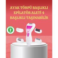 4 Başlıklı Kablosuz Şarjlı Epilasyon Cihazı