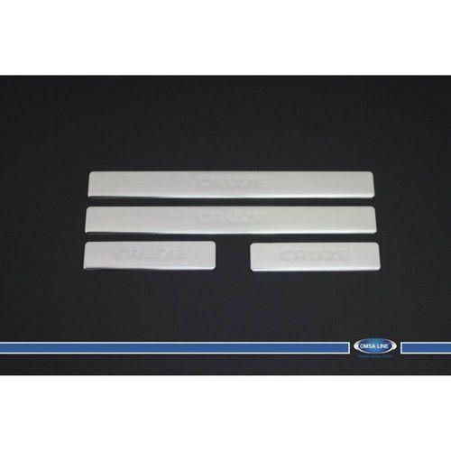 Chevrolet Cruze Uyumlu Krom Kapı Eşiği 4 Parça Çelik 2009 Ve Sonrası