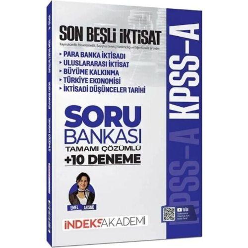 KPSS A Grubu İktisat Son Beşli Soru Bankası ve 10 Deneme İndeks Akademi