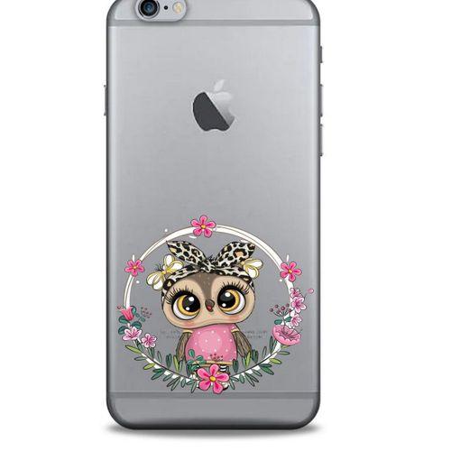 Zoologix (77) Apple Iphone 6 Plus Şeffaf Kılıf Silikon Desenli
