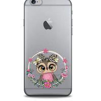 Zoologix (77) Apple Iphone 6 Plus Şeffaf Kılıf Silikon Desenli