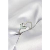 Gümüş Renk Balık Kuyruğu Model Kadın Yüzük