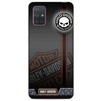 Samsung Galaxy A71 Uyumlu Kılıf Motorsiklet (46) Core Armor Kılıf Harley