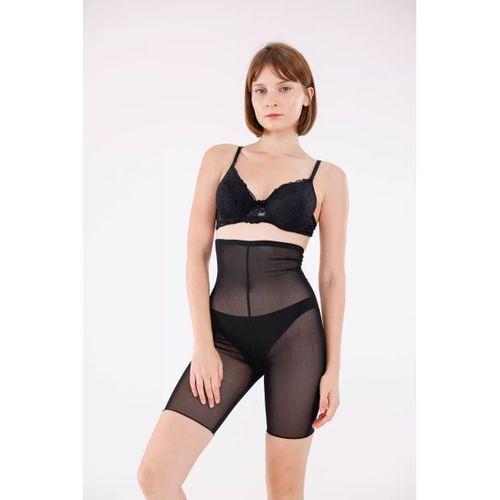 Freshness 0007 Lazer Kesim Tül Yüksek Bel Şort Korse