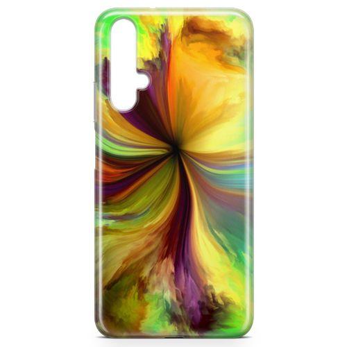 Huawei Nova 5t Kılıf Pisişik Renkler Arka Kapak Koruma Desenli Full Koruyucu