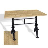 Dockers Çipa 3001 Döküm Ayak Masa 70x120 cm - (Werzalit, Wermodin ve Allzalit Tabla) - Avalone Pine