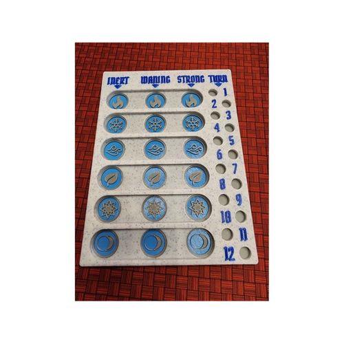 Gloomhaven Frosthaven Element Enjeksiyonu ve Dönüş Takipçisi (Bu ürün Sadece Plastik parçadır - Almadan Önce Soru Sorabilirsiniz)