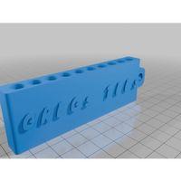 Golf Tee Taşıyıcı – 3D Baskı Golf Aksesuarı (Bu ürün Sadece Plastik parçadır - Almadan Önce Soru Sorabilirsiniz)