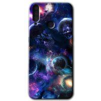 General Mobile GM 10 HD Baskılı Kılıf + 9D Tam Ekran Koruyucu - Gezegen Karışımı