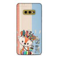 Animax Kızılderili Tilki Samsung Galaxy S10e Kılıf Desenli Silikon