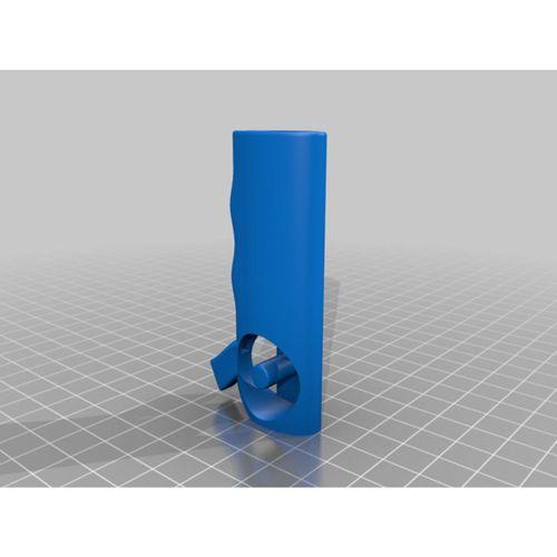 Mini Bic Çakmak Tutucu - Kenevir İpi ve Metal Paketleyici 3D Baskı (Bu ürün Sadece Plastik parçadır - Almadan Önce Soru Sorabilirsiniz)