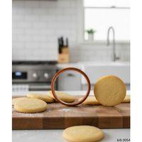 Yuvarlak Kurabiye Kalıbı ve Hamur Kesici – Şeker Hamuru ve Oyun Hamuru İçin Tek Parça Kalıp