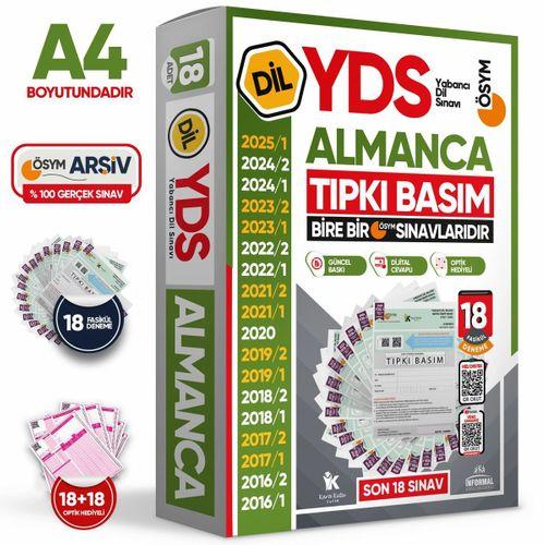 2026 YDS Almanca ÖSYM Tıpkı Basım Çıkmış Soru Deneme Paketi 18li Fasikül SETİ