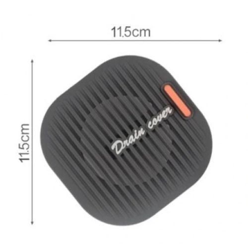 Süzgeçli Lavabo Gider Koruyucu Mat Gri