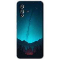 Vivo V23 5G HD Baskılı Kılıf + 9D Tam Ekran Koruyucu - Night Fores Mount