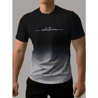 Erkek Kısa Kollu Bisiklet Yaka Baskılı Süprem T-shirt