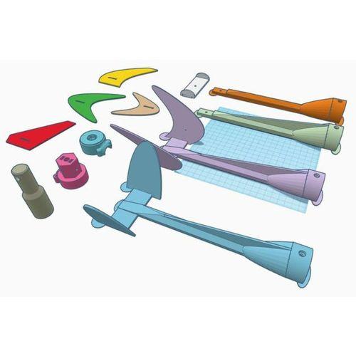 Rüzgar Türbini MK3 Neo Remix 3D Baskı (Bu ürün Sadece Plastik parçadır - Almadan Önce Soru Sorabilirsiniz)