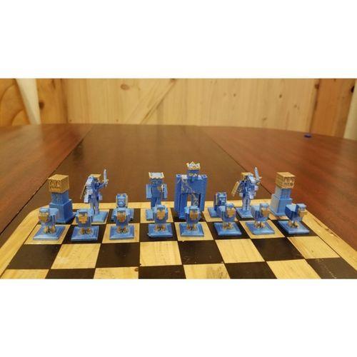 Minecraft Satranç İyi vs Kötü (Bu ürün Sadece Plastik parçadır - Almadan Önce Soru Sorabilirsiniz)