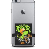 Zoologix (58) Apple Iphone 6S Plus Şeffaf Kılıf Silikon Desenli
