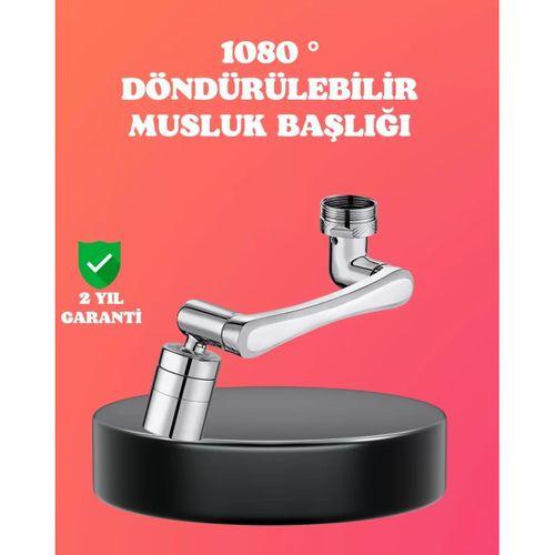 1080° Dönebilen Püskürtme Filtreli Musluk Başlığı Su Tasarruflu