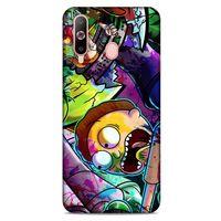 Samsung Galaxy A60 Uyumlu Kılıf Rick And Morty (41) Tank Kılıf Story Train Rick