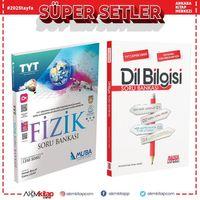 Muba Yayınları TYT Fizik ve AKM Dil Bilgisi Soru Bankası Seti 2 Kitap