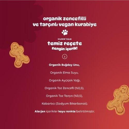 Humm Humm Organik Zencefilli ve Tarçınlı Vegan Kurabiye 55 Gr